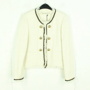 Second Hand SHIRTAPORTER Boucléjacke Gr. 36 (It. 42) weiß Jacke NEU
