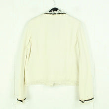 Laden Sie das Bild in den Galerie-Viewer, Second Hand SHIRTAPORTER Boucléjacke Gr. 36 (It. 42) weiß Jacke NEU