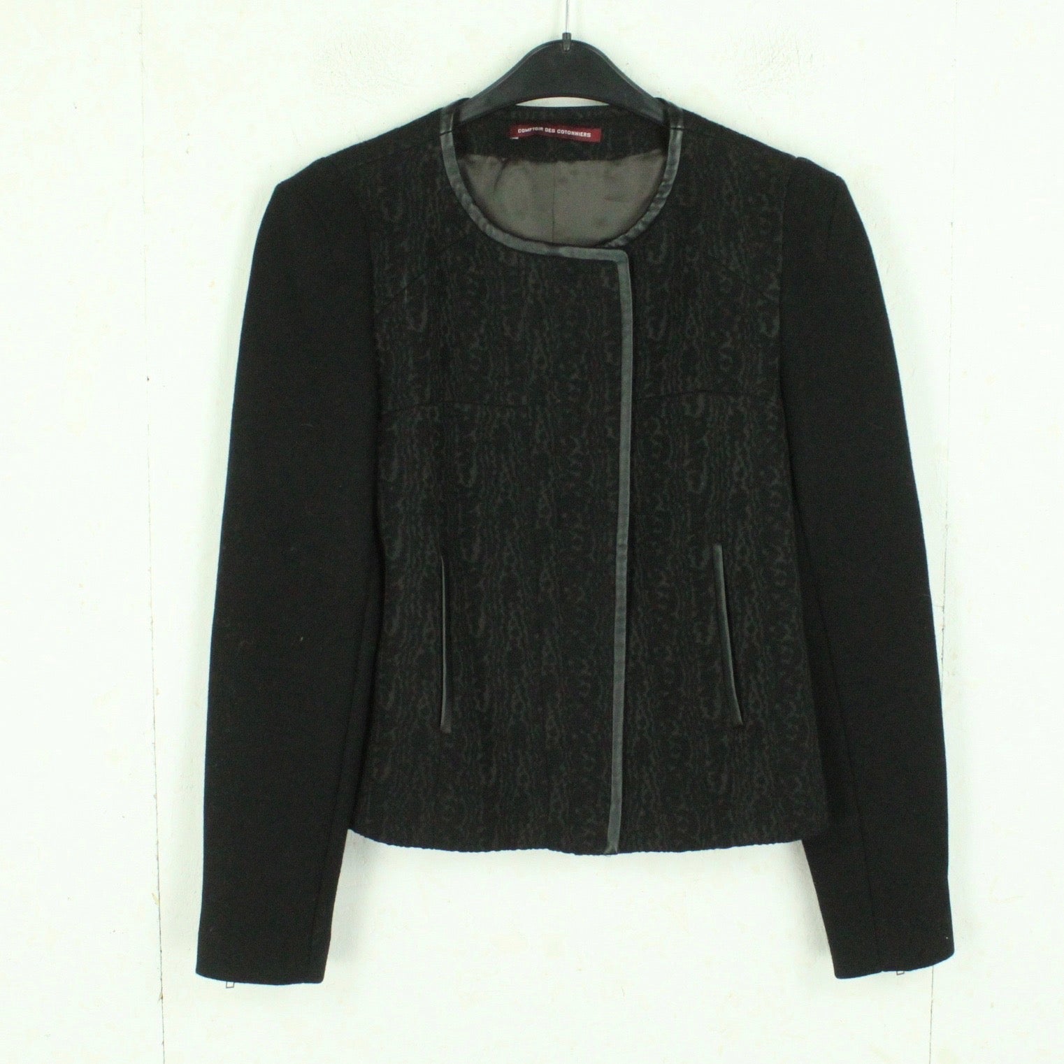 Second Hand COMPTOIR DES COTONNIERS Jacke Gr. 40 (dt. 38) schwarz