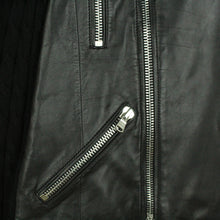 Laden Sie das Bild in den Galerie-Viewer, Second Hand AMBIENTE Lederjacke Gr. 38 schwarz Jacke NEU (*)
