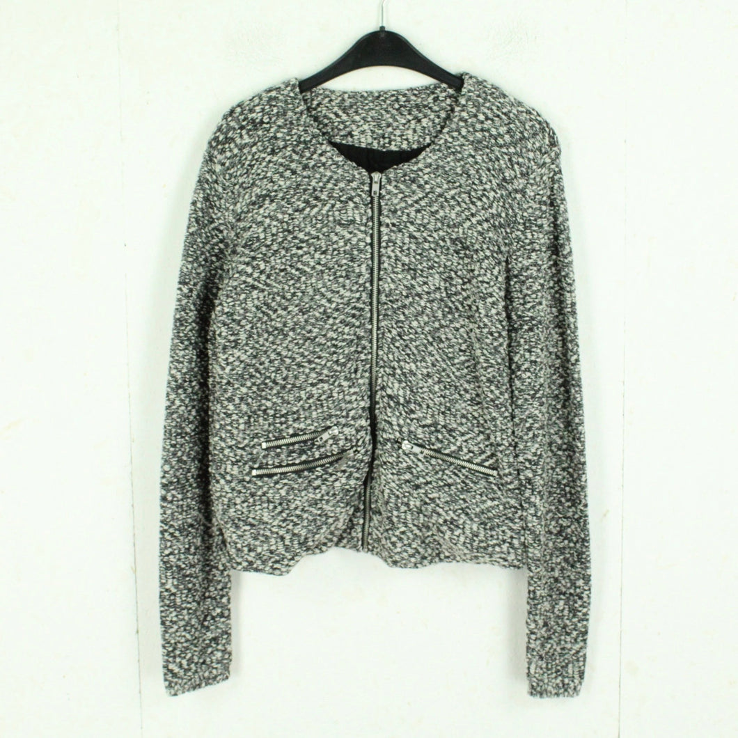 Second Hand SECOND FEMALE Jacke Gr. XL grau meliert