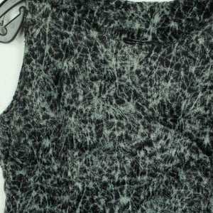 Vintage Samtkleid Gr. S mehrfarbig gemustert Kleid Samt