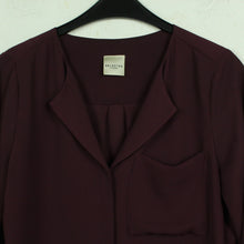 Laden Sie das Bild in den Galerie-Viewer, Second Hand SELECTED FEMME Bluse Gr. 34 bordeaux Langarmbluse (*)