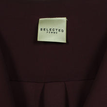 Laden Sie das Bild in den Galerie-Viewer, Second Hand SELECTED FEMME Bluse Gr. 34 bordeaux Langarmbluse (*)