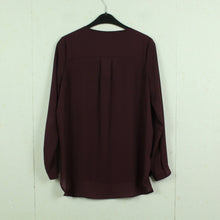 Laden Sie das Bild in den Galerie-Viewer, Second Hand SELECTED FEMME Bluse Gr. 34 bordeaux Langarmbluse (*)
