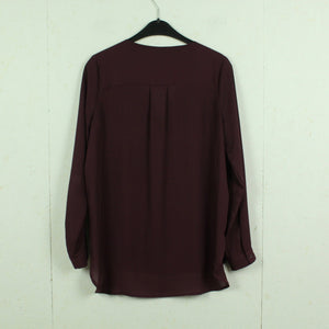 Second Hand SELECTED FEMME Bluse Gr. 34 bordeaux Langarmbluse (*)