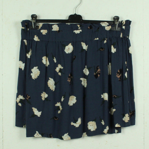 Second Hand GANNI Carmenbluse Gr. S blau geblümt Bluse (*)