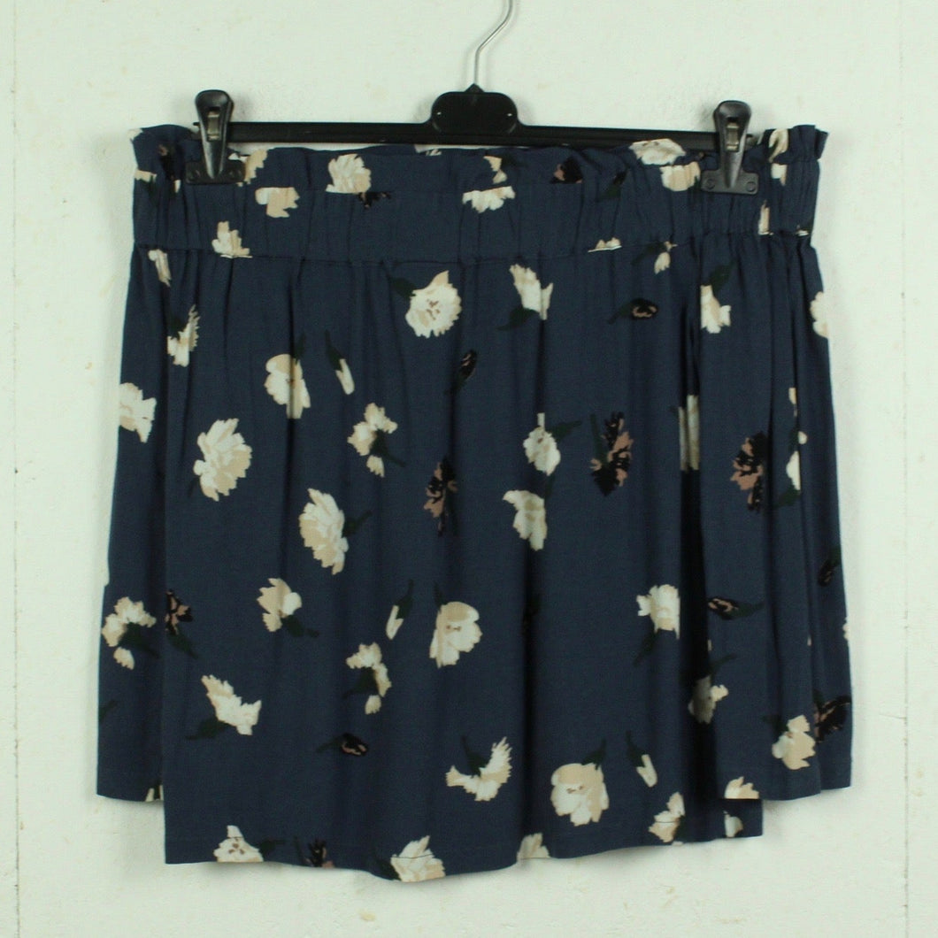Second Hand GANNI Carmenbluse Gr. S blau geblümt Bluse (*)