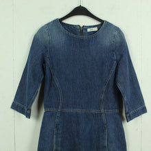 Laden Sie das Bild in den Galerie-Viewer, Second Hand CLOSED Jeanskleid Gr. XS blau Kleid 3/4-Arm (*)