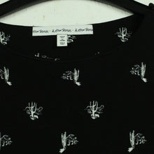 Laden Sie das Bild in den Galerie-Viewer, Second Hand &amp; OTHER STORIES Kleid Gr. 38 schwarz weiß Langarmkleid (*)