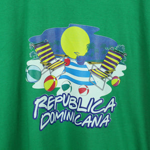 VINTAGE Souvenir T-Shirt Gr. L "Dominikanische Republik"