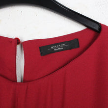 Laden Sie das Bild in den Galerie-Viewer, Second Hand MAX MARA Kleid Langarmkleid Gr. 42 rot (*)