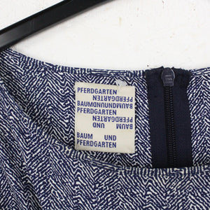Second Hand BAUM UND PFERDGARTEN Kleid Gr. 38 blau weiß (*)