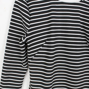 Second Hand THE FIFTH Kleid Gr. XL schwarz/weiß gestreift (*)