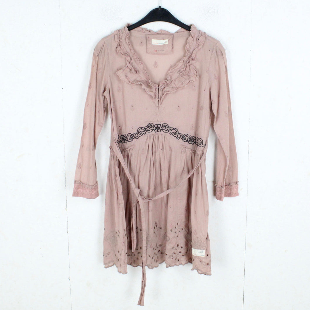 Second Hand ODD MOLLY Kleid Tunika Gr. 2 (S) altrosa bestickt (*)