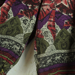 Vintage Shorts Gr. M mehrfarbig gemustert Crazy Pattern Sommershorts