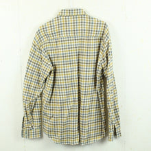 Laden Sie das Bild in den Galerie-Viewer, Vintage Flanellhemd Gr. M creme beige mehrfarbig kariert Hemd