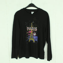 Laden Sie das Bild in den Galerie-Viewer, Second Hand &amp; OTHER STORIES Sweatshirt Gr. 38 schwarz mit Print &quot;Paris&quot; (*)