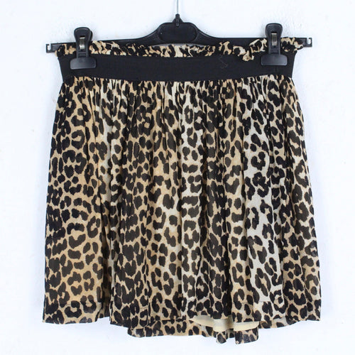 Second Hand GANNI Rock Gr. XS Animalprint Minirock (*)