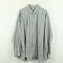 Laden Sie das Bild in den Galerie-Viewer, Vintage Flanellhemd Gr. XXL mehrfarbig gestreift Hemd