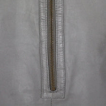 Laden Sie das Bild in den Galerie-Viewer, Second Hand GANNI Lederrock Rock Gr. S grau Leder Minirock (*)