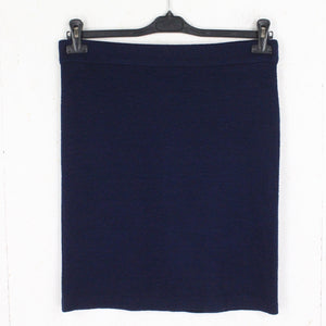 Second Hand GANNI Rock Gr. XL blau Bleistiftrock (*)