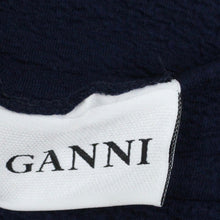 Laden Sie das Bild in den Galerie-Viewer, Second Hand GANNI Rock Gr. XL blau Bleistiftrock (*)