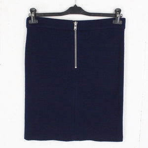 Second Hand GANNI Rock Gr. XL blau Bleistiftrock (*)