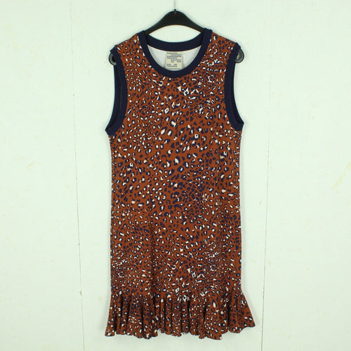 Second Hand BAUM UND PFERDGARTEN Kleid Gr. L braun blau Animalprint (*)
