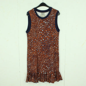 Second Hand BAUM UND PFERDGARTEN Kleid Gr. L braun blau Animalprint (*)
