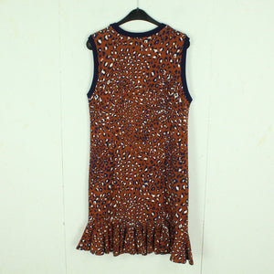 Second Hand BAUM UND PFERDGARTEN Kleid Gr. L braun blau Animalprint (*)