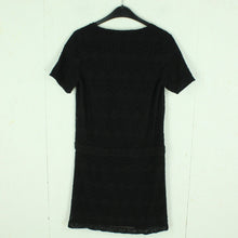 Laden Sie das Bild in den Galerie-Viewer, Second Hand SÉZANE x LA REDOUTE Kleid Gr. 36 schwarz Häkelkleid (*)