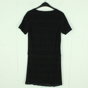 Second Hand SÉZANE x LA REDOUTE Kleid Gr. 36 schwarz Häkelkleid (*)
