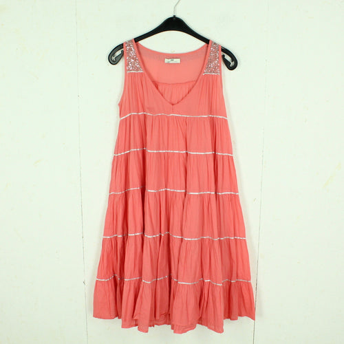 Second Hand DAY BIRGER ET MIKKELSEN Kleid Gr. 34 koralle mit Pailetten (*)