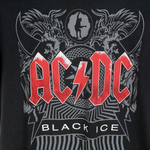 Vintage AC/DC T-Shirt Gr. S schwarz mit Print Bandshirt