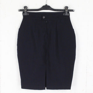 Vintage Rock Gr. S dunkelblau High Waist Rock