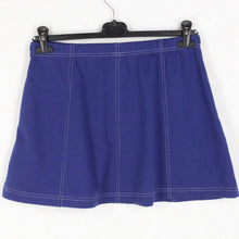 Laden Sie das Bild in den Galerie-Viewer, Vintage Rock Gr. L blau High Waist Rock