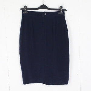 Vintage Rock Gr. S dunkelblau High Waist Rock