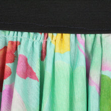 Laden Sie das Bild in den Galerie-Viewer, Vintage Rock Gr. XS bunt Crazy Pattern High Waist Rock