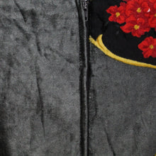 Laden Sie das Bild in den Galerie-Viewer, Vintage Samtrock Gr. S mehrfarbig gemustert High Waist Samt Rock Bleistiftrock