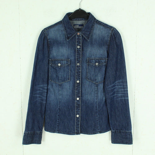 Second Hand CLOSED Jeanshemd Gr. M blau Hemd Denim (*)