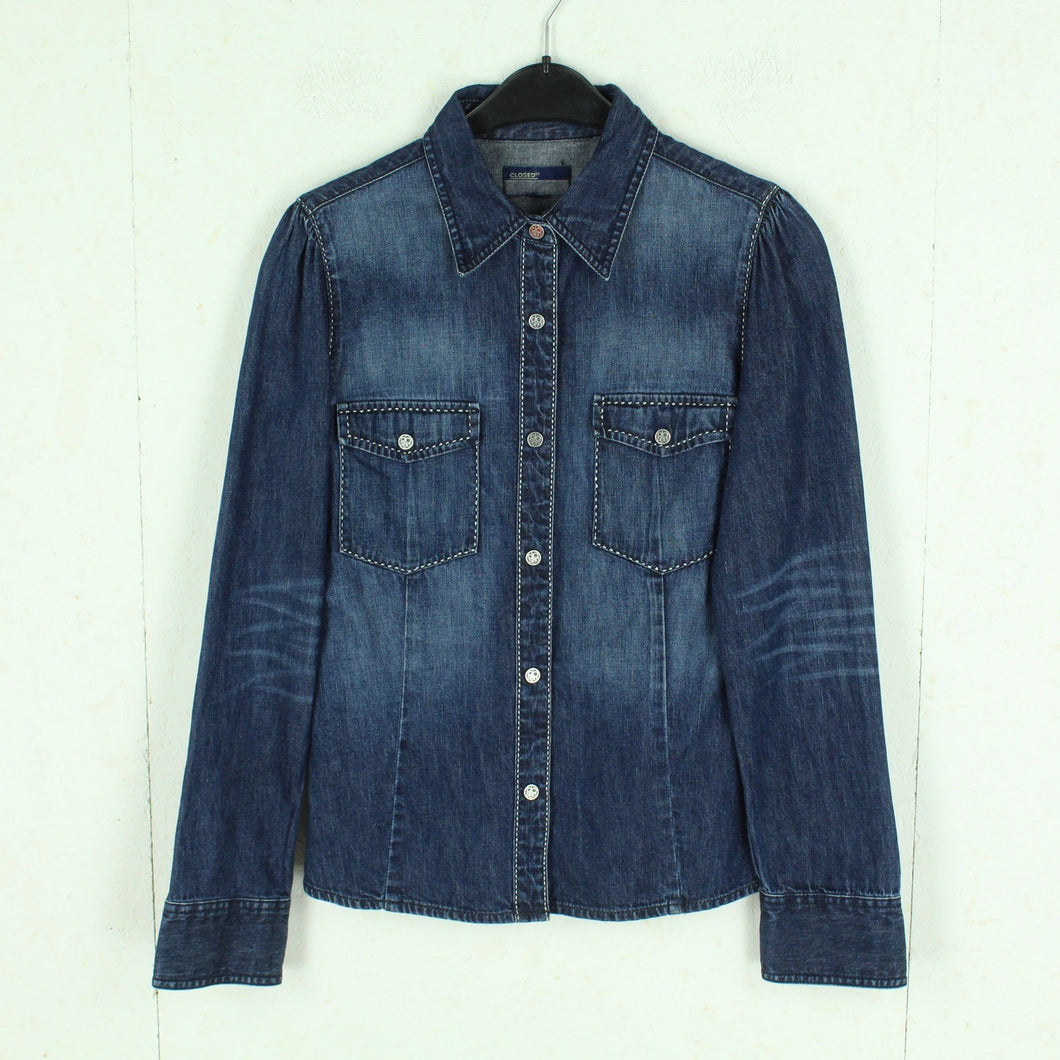 Second Hand CLOSED Jeanshemd Gr. M blau Hemd Denim (*)