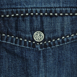 Second Hand CLOSED Jeanshemd Gr. M blau Hemd Denim (*)