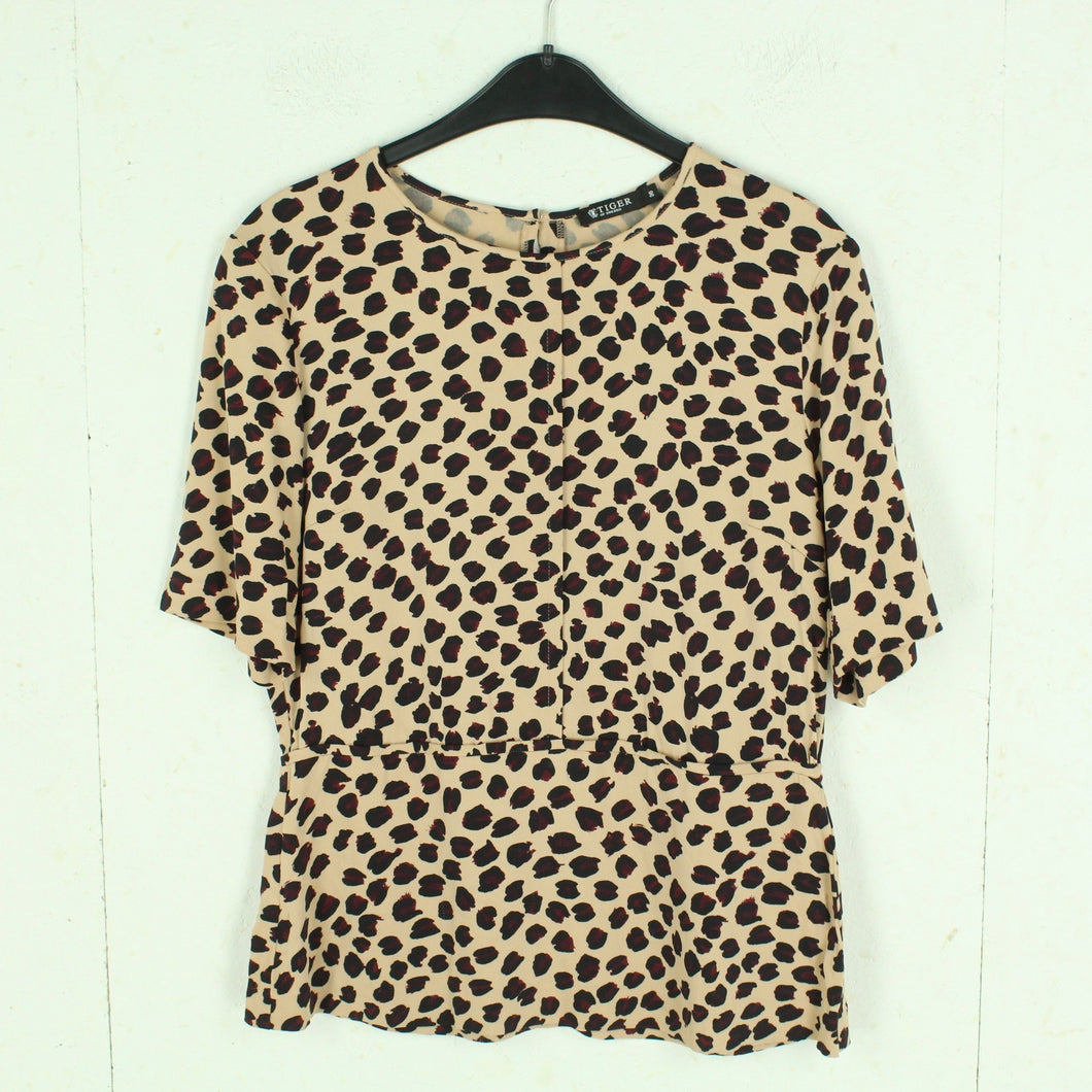 Second Hand TIGER OF SWEDEN Bluse Gr. 36 mehrfarbig Animalprint (*)