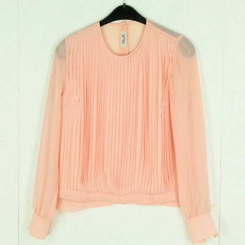 Second Hand BAUM UND PFERDGARTEN Bluse Gr. 36 koralle uni Plissee (*)