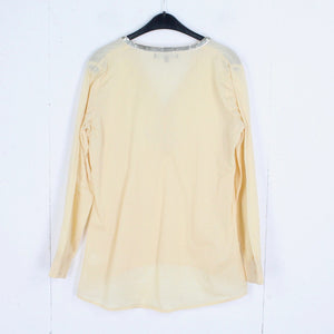 Second Hand ILSE JACOBSEN Bluse Gr. 36 apricot Pailletten (*)
