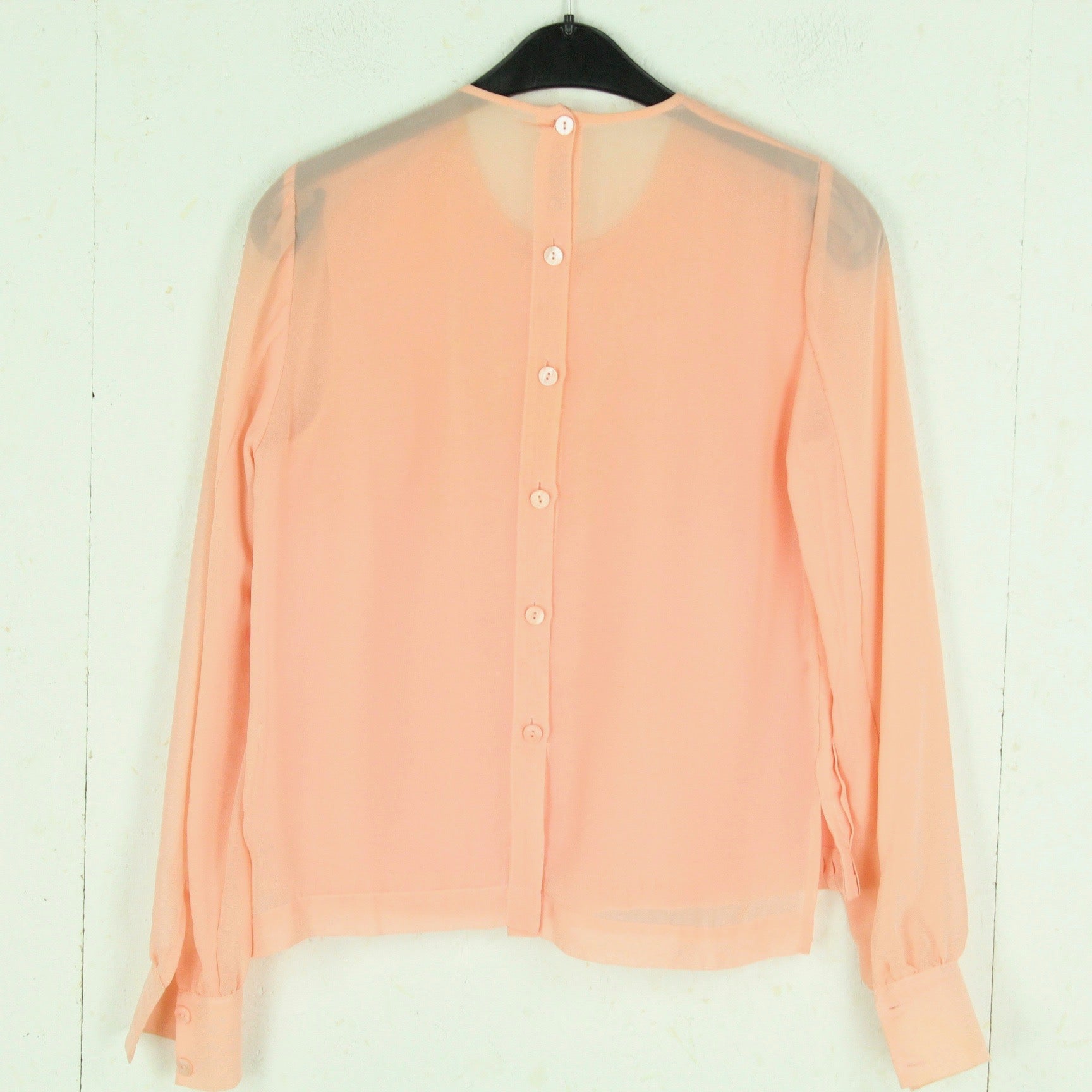 Second Hand BAUM UND PFERDGARTEN Bluse Gr. 36 koralle uni Plissee (*)