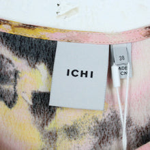 Laden Sie das Bild in den Galerie-Viewer, Second Hand ICHI Bluse Gr. 38 mehrfarbig abstrakt gemustert NEU (*)