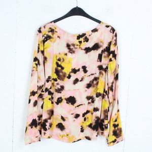 Second Hand ICHI Bluse Gr. 38 mehrfarbig abstrakt gemustert NEU (*)