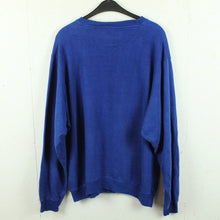 Laden Sie das Bild in den Galerie-Viewer, Vintage Sweatshirt Gr. L blau Print: YALE